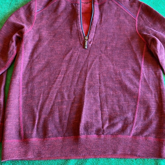 Tommy Bahama men’s Sm 1/4 zip pullover - Picture 2 of 4